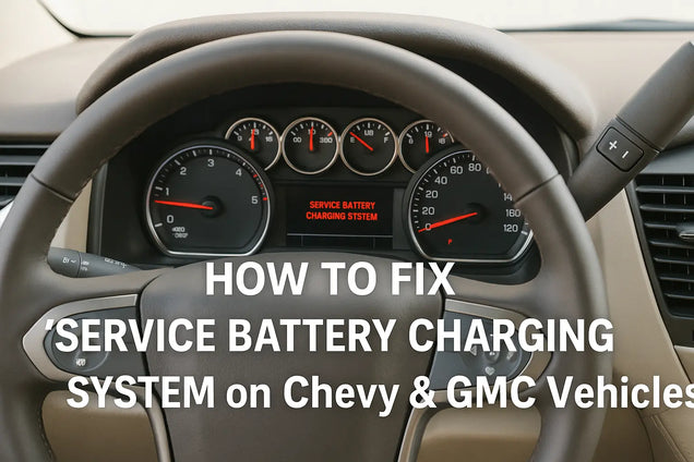 HOW TO FIX SERVICE BATTERY CHARGING SYSTEM