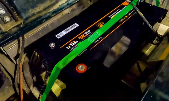 48V 100Ah lithium battery, Bluetooth, golf cart