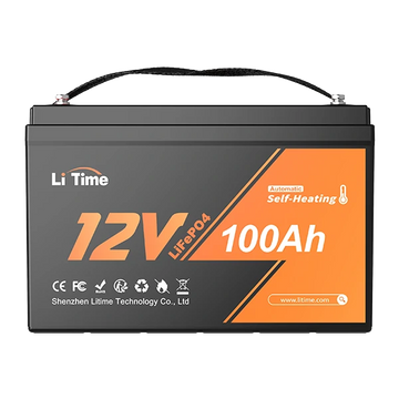 litime like new 12v 100ah self heating lifepo4 battery