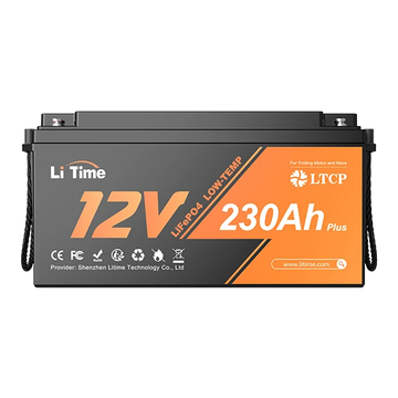 12v 230ah plus low-temp protection lifepo4 battery