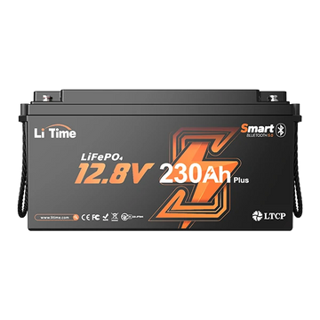 12v 230ah plus low-temp protection smart lifepo4 battery
