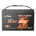 LiTime 36V 50Ah lithium bluetooth battery for trolling motor