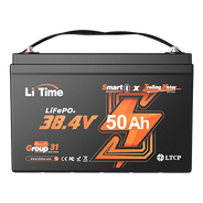 LiTime 36V 50Ah lithium bluetooth battery for trolling motor