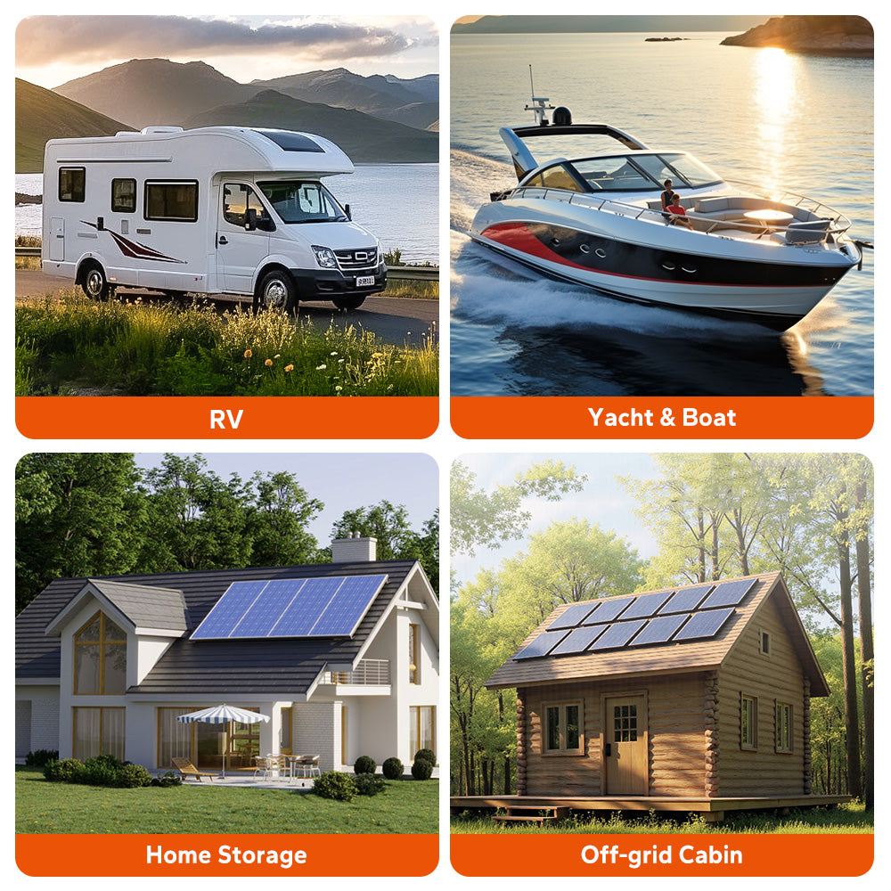 litime 12v24v mppt application senarios rv boat home storage off grid cabin