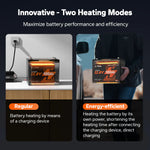 LiTime 12V 100Ah Group 24 Bluetooth Lithium Battery with Self Heating