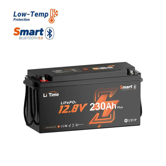 LiTime 12V 230Ah Bluetooth Lithium RV Battery 1000