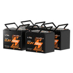 LiTime 12V 100Ah Group 24 Bluetooth Lithium Battery with Self Heating