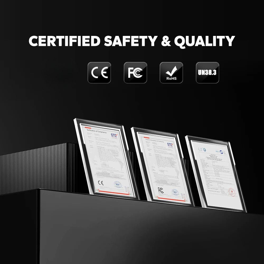 LiTime 12V(14.6V) & 16V(18.25V) 20A Waterproof Lithium Battery Charger