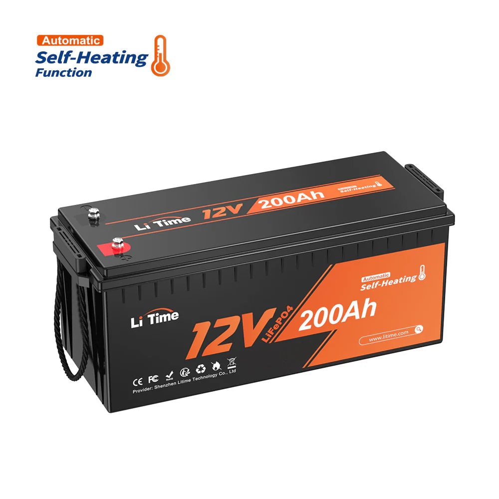 LiTime 12V 200Ah Self-Heating Lithium Battery