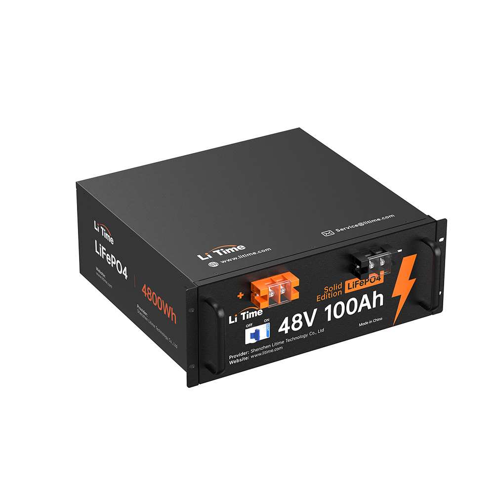 ✅Used✅LiTime 48V 100Ah Server Rack LiFePO4 Lithium Solar Battery