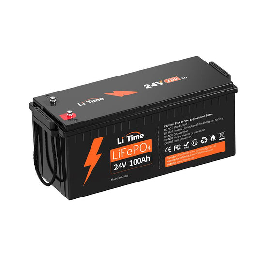 LiTime 24V 100Ah Lithium Battery 1000