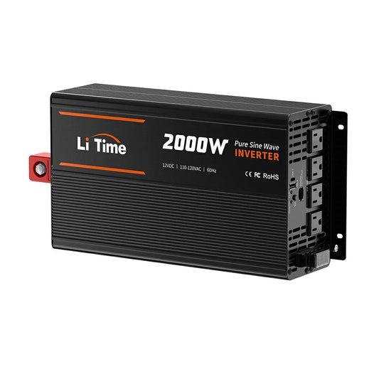 LiTime 2000 Watt 12V Pure Sine Wave Inverter 1000