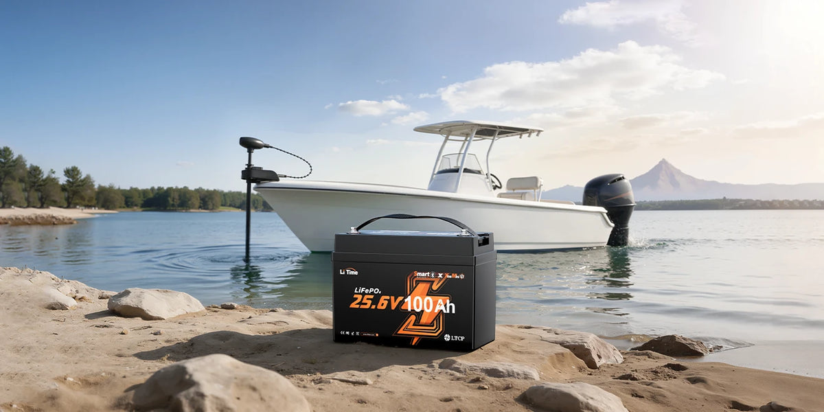 litime 24v 100ah group31 lithium battery with bluetooth