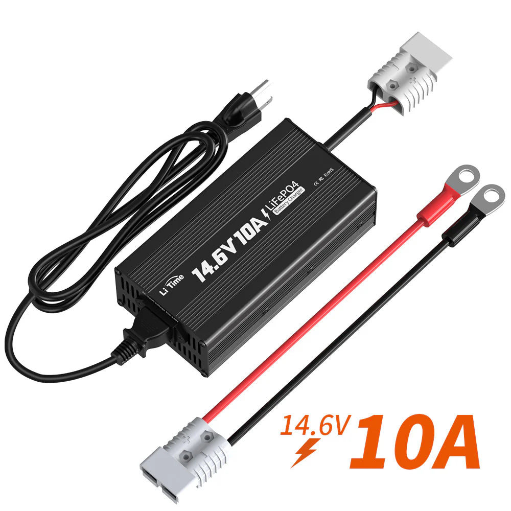 LiTime 12V(14.6V) 10A Lithium Battery Charger