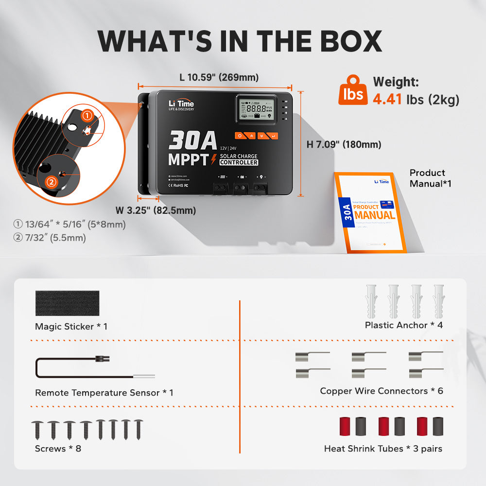 litime 12v24v mppt what is in the box
