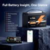 LiTime 500A Smart Battery Shunt with Bluetooth | Real-Time Monitoring for RV/Boat/Off-Grid