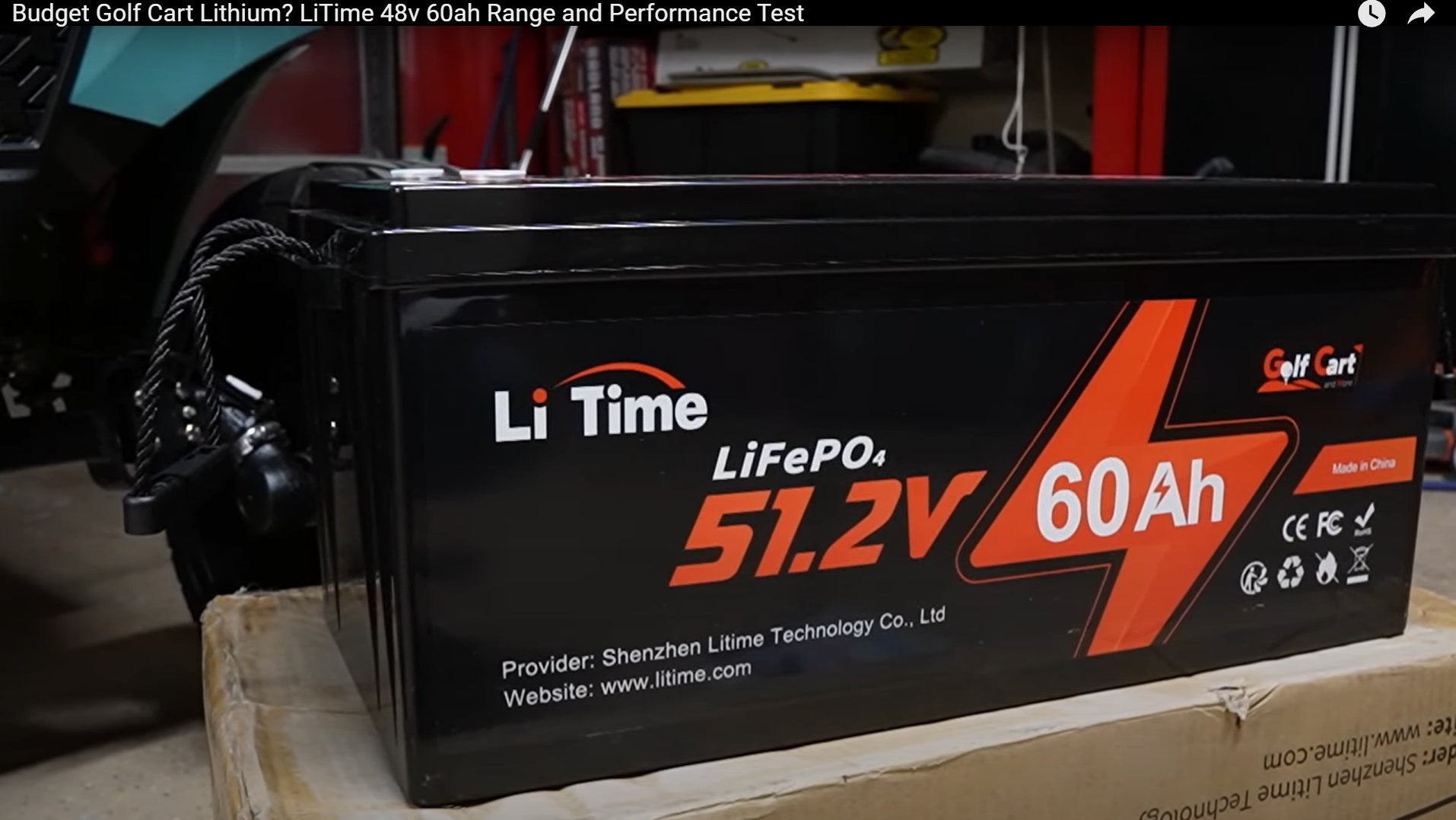 Budget Golf Cart Lithium? LiTime 48v 60ah Range and Performance Test