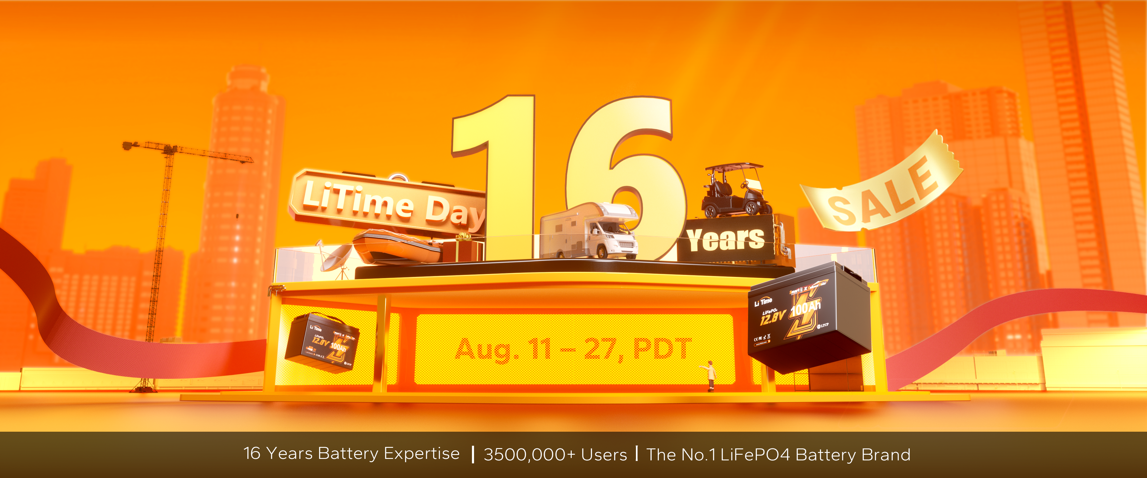 promotion banner of litime 16 year anniversary sale