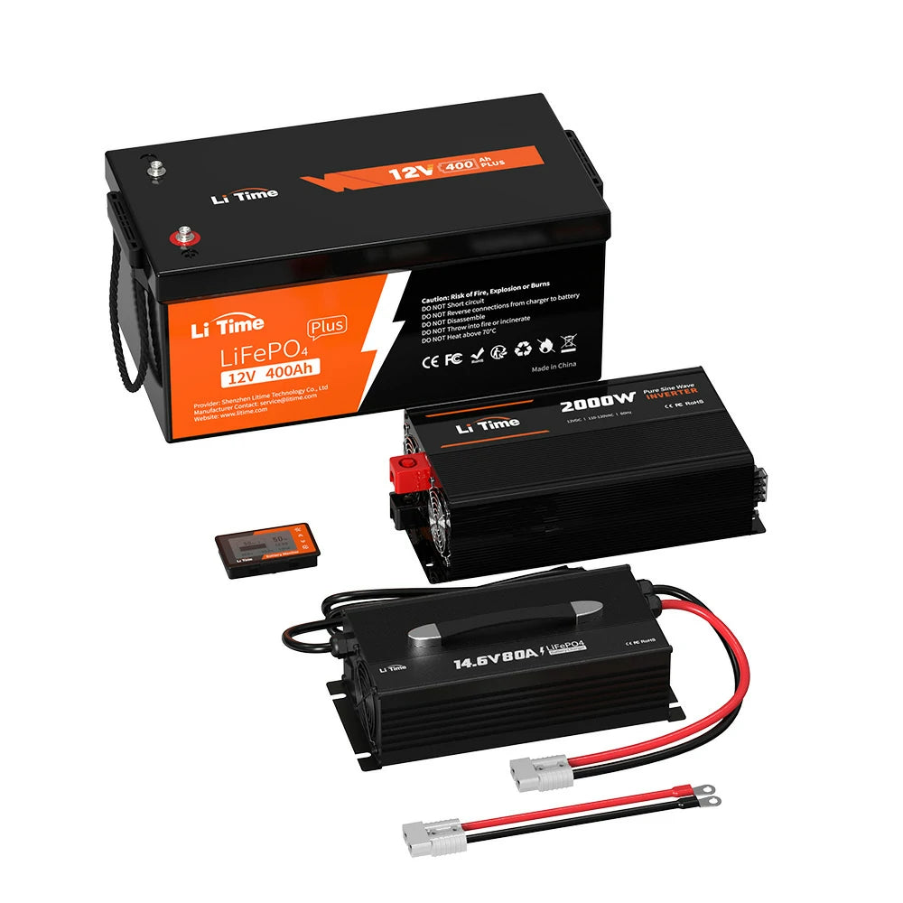 家電 Li Time 12v400Ah LiTime 12V 400Ah Deep Cycle Lithium Battery – LiTime-CA