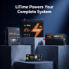 LiTime 500A Smart Battery Shunt with Bluetooth | Real-Time Monitoring for RV/Boat/Off-Grid