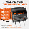 LiTime 3 Bank 12V 10A Battery Charger