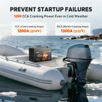 LiTime 12V 165Ah Bluetooth Dual Purpose Marine Battery