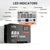 litime 60a mppt 12v/24v/36v/48v bluetooth solar charger cintroller led indicators