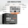 60A MPPT 12V/24V/36V/48V Bluetooth Solar Charge Controller