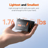 12v 6ah is lightest and smallest