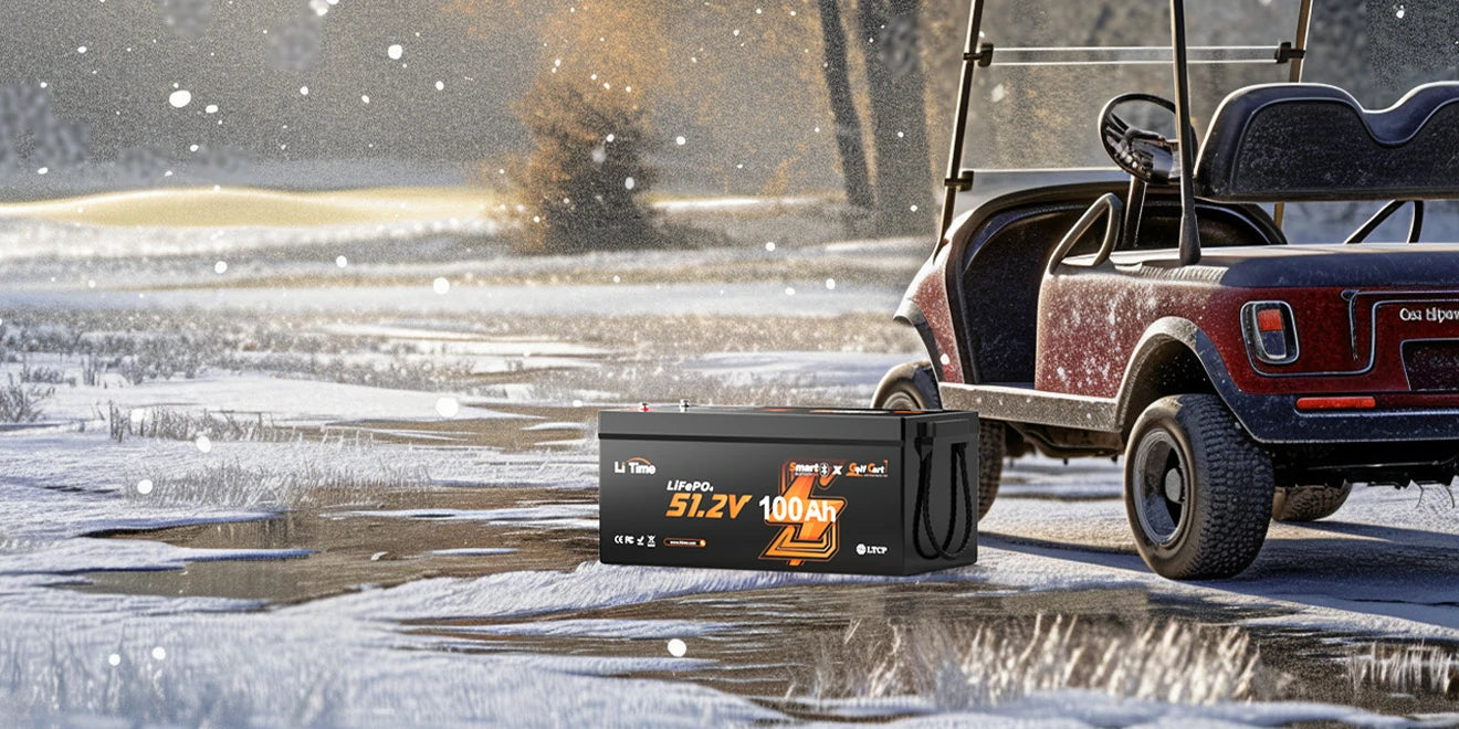 litime 48V 100Ah Bluetooth Lithium Golf Cart Battery