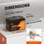 LiTime 12V 100Ah Self Heating Lithium Battery, Low Temperature Protection