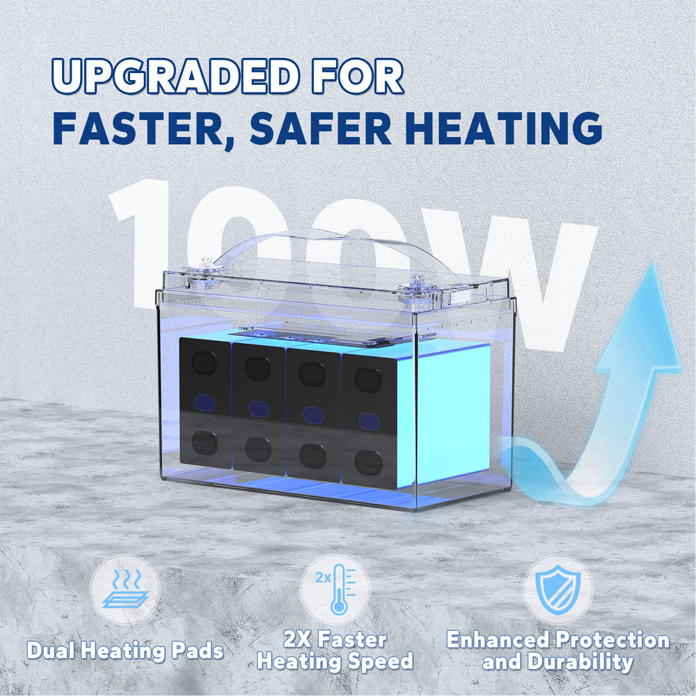 ✅Used✅LiTime 12V 100Ah Self Heating Lithium Battery