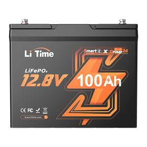 12v 100ah group24 smart lifepo4 battery