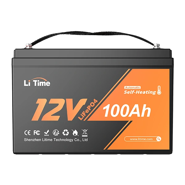 litime like new 12v 100ah self heating lifepo4 battery