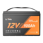 litime like new 12v 100ah self heating lifepo4 battery
