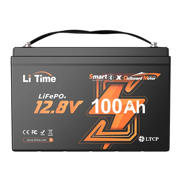 12v 100ah outboard motor smart lifepo4 battery
