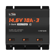 12v 10a 3 bank lifepo4 battery charger