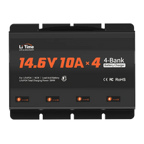 12v 10a 4 bank lifepo4 battery charger