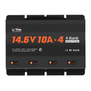 12v 10a 4 bank lifepo4 battery charger