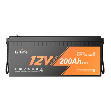 12v 200ah self heating plus lifepo4 battery