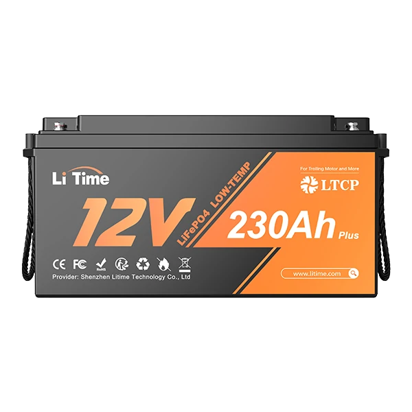 12v 230ah plus low-temp protection lifepo4 battery