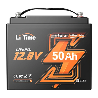 litime like new 12v 50ah smart trolling motor lifepo4 battery