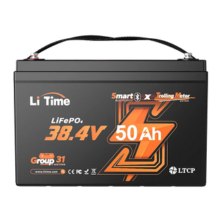 36v 50ah trolling motor smart lifepo4 battery