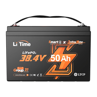 36v 50ah trolling motor smart lifepo4 battery