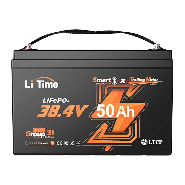 36v 50ah trolling motor smart lifepo4 battery