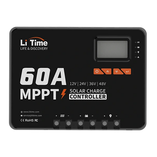 60A mppt 12v/24v solar charge controller samrt integrated