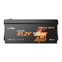 48v 100ah smart lifepo4 battery