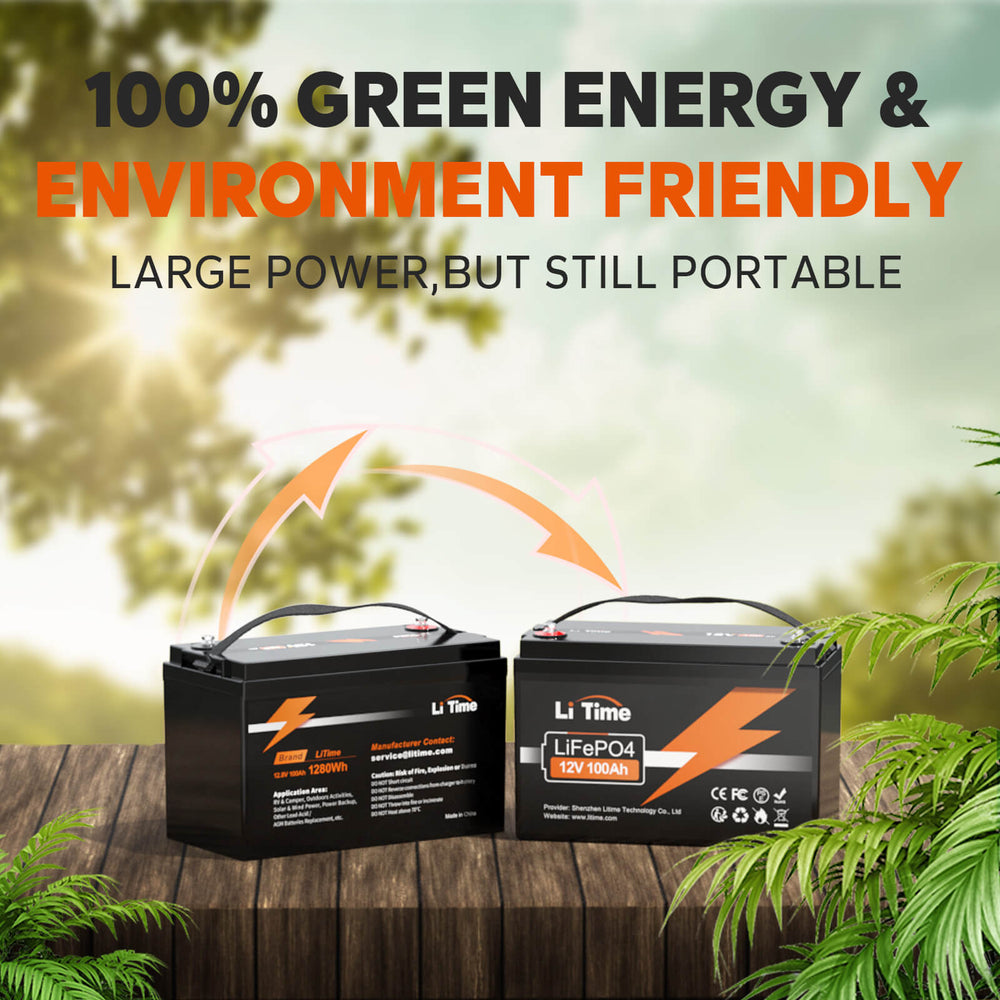 ✅Like New✅LiTime 12V 100Ah Lithium Battery