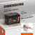 litime 12v 100ah self heating low temperature protection lithium battery