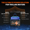 the BMS protections of a LiTime 100Ah battery, including overcharging, overheating, moisture-proof, and more